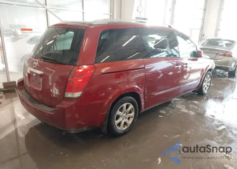 2007 Nissan Quest 3.5 Sl z USA, uszkodzony, nr VIN 5N1BV28U57N141412